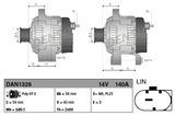 DENSO Генератор DAN1328