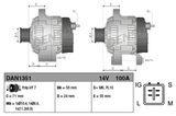 DENSO Генератор DAN1351