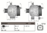 DENSO Генератор DAN3031