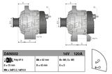 DENSO Генератор DAN502