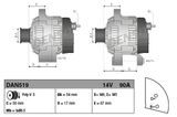DENSO Генератор DAN519