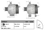 DENSO Генератор DAN641