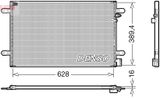 DENSO Конденсатор, кондиционер DCN02037