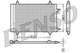 DENSO Конденсатор, кондиционер DCN07019