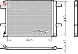 DENSO Конденсатор, кондиционер DCN07062