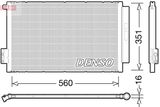DENSO Конденсатор, кондиционер DCN09043