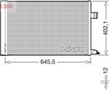 DENSO Конденсатор, кондиционер DCN11009