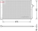 DENSO Конденсатор, кондиционер DCN15001