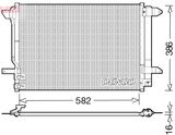 DENSO Конденсатор, кондиционер DCN32027