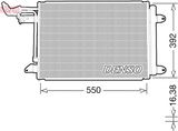 DENSO Конденсатор, кондиционер DCN32032