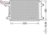 DENSO Конденсатор, кондиционер DCN32032
