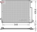 DENSO Конденсатор, кондиционер DCN40039