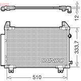 DENSO Конденсатор, кондиционер DCN50062