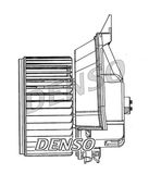 DENSO Вентилятор салона DEA20200