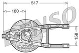 DENSO Вентилятор, охлаждение двигателя DER09012