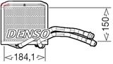 DENSO Теплообменник, отопление салона DRR09102