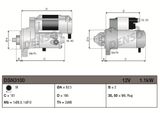 DENSO Стартер DSN3100