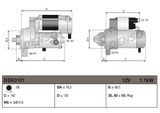 DENSO Стартер DSN3101