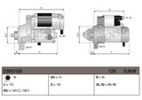 DENSO Стартер DSN3126