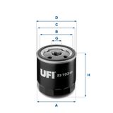 UFI Масляный фильтр 23.103.00
