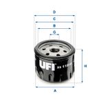 UFI Oljefilter 23.118.00
