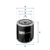 UFI Oljefilter 23.127.00