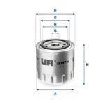 UFI Oljefilter 23.127.02