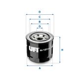 UFI Масляный фильтр 23.131.01