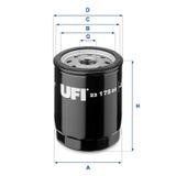 UFI Масляный фильтр 23.175.00