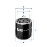 UFI Oljefilter 23.191.00