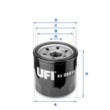 UFI Õlifilter 23.255.00
