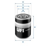 UFI Oljefilter 23.256.00