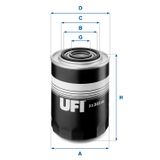 UFI Oljefilter 23.303.00