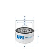UFI Oljefilter 23.418.00