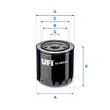UFI Eļļas filtrs 23.463.00
