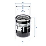 UFI Масляный фильтр 23.479.00