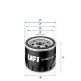 UFI Масляный фильтр 23.481.00