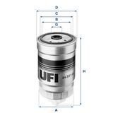 UFI Bränslefilter 24.351.00