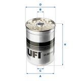 UFI Топливный фильтр 24.361.00