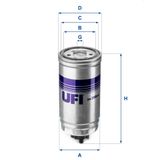UFI Bränslefilter 24.399.00