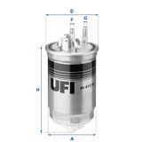 UFI Топливный фильтр 24.412.00