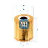 UFI Oljefilter 25.018.00