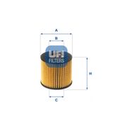 UFI Масляный фильтр 25.086.00