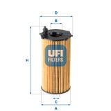 UFI Oljefilter 25.167.00