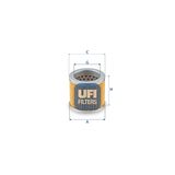 UFI Suodatin, työhydrauliikka 25.673.00