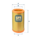 UFI Воздушный фильтр 27.236.00