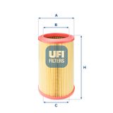 UFI Воздушный фильтр 27.366.00
