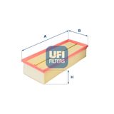 UFI Luftfilter 30.187.00