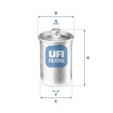 UFI Топливный фильтр 31.506.00