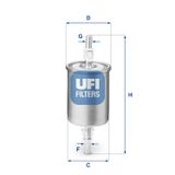UFI Топливный фильтр 31.515.00